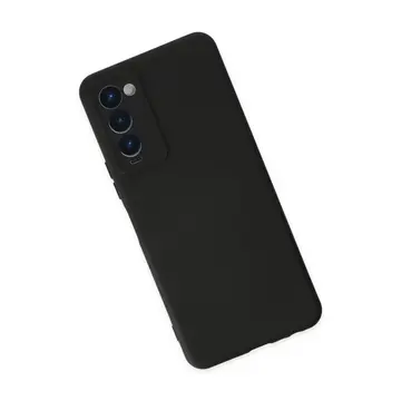 Tecno Camon 18 Kılıf Nano İçi Kadife Silikon - Siyah