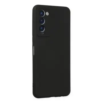Tecno Camon 18 Kılıf Nano İçi Kadife Silikon - Siyah