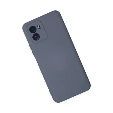 Vivo Y15s Kılıf Nano İçi Kadife Silikon - Gri