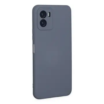 Vivo Y15s Kılıf Nano İçi Kadife Silikon - Gri
