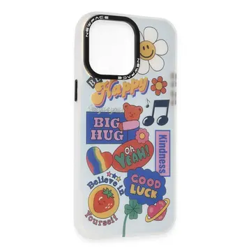 İphone 14 Pro Max Kılıf Estoril Desenli Kapak - Estoril - 15