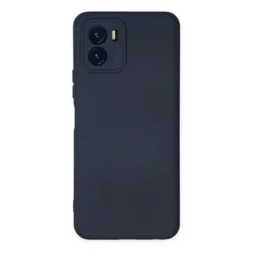 Vivo Y15s Kılıf Nano İçi Kadife Silikon - Lacivert