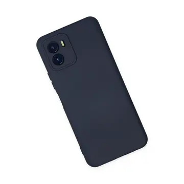 Vivo Y15s Kılıf Nano İçi Kadife Silikon - Lacivert