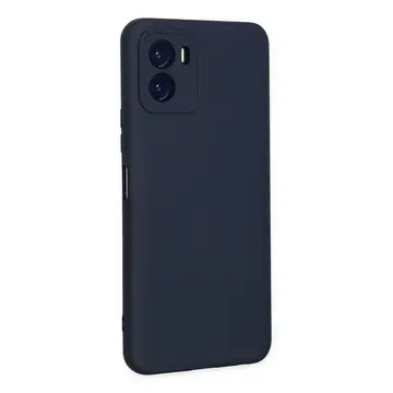 Vivo Y15s Kılıf Nano İçi Kadife Silikon - Lacivert