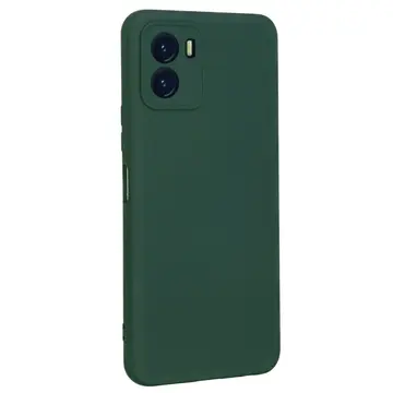 Vivo Y15s Kılıf Nano İçi Kadife Silikon - Koyu Yeşil