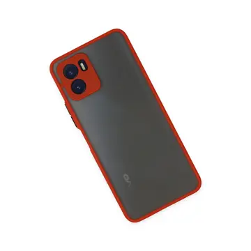 Vivo Y15s Kılıf Montreal Silikon Kapak - Kırmızı