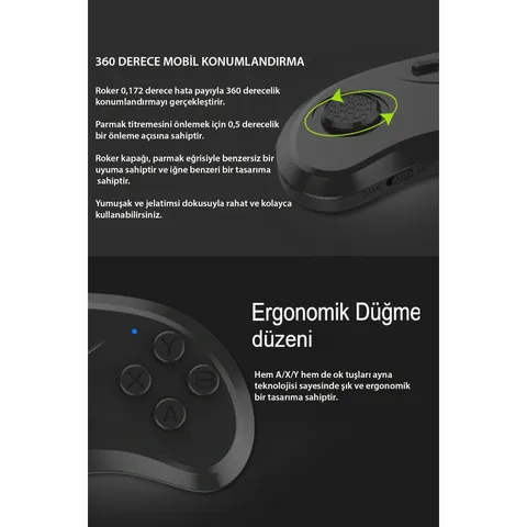 Shinecon Sc-b01 Sanal Gerçeklik Gözlüğü Kumandası - Siyah