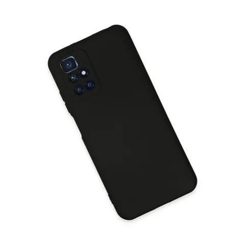 Xiaomi Redmi 10 2022 Kılıf Nano İçi Kadife Silikon - Siyah