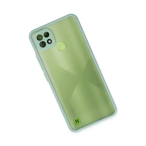 Realme C21 Kılıf Montreal Silikon Kapak - Turkuaz