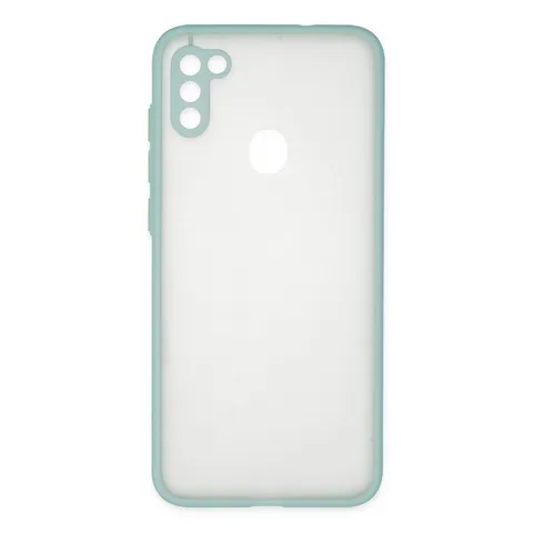 Samsung Galaxy A11 Kılıf Montreal Silikon Kapak - Turkuaz