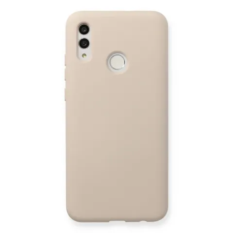Huawei P Smart 2019 Kılıf Nano İçi Kadife Silikon - Pudra