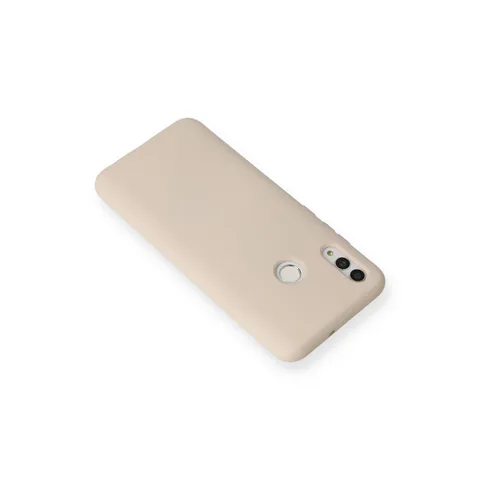 Huawei P Smart 2019 Kılıf Nano İçi Kadife Silikon - Pudra