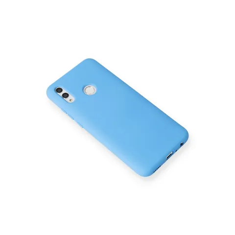 Huawei P Smart 2019 Kılıf Nano İçi Kadife Silikon - Mavi