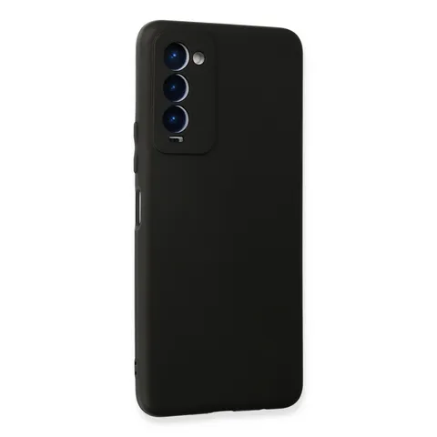 Tecno Camon 18 Kılıf First Silikon - Siyah