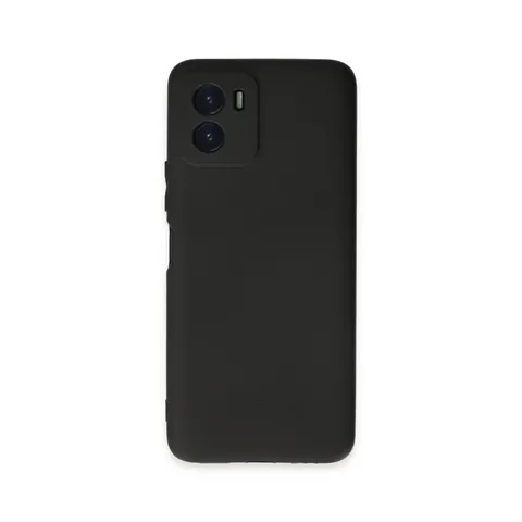 Vivo Y15s Kılıf First Silikon - Siyah