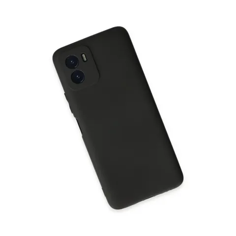 Vivo Y15s Kılıf First Silikon - Siyah