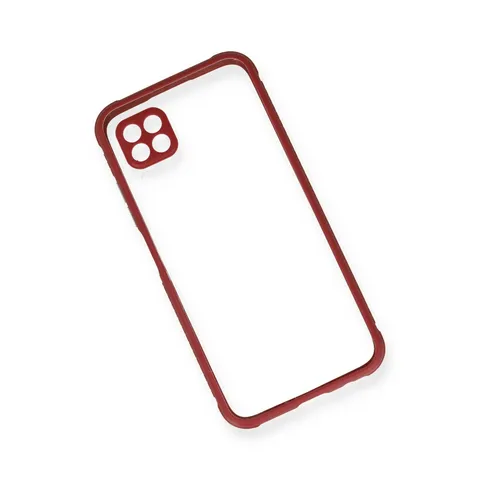 Huawei P40 Lite Kılıf Miami Şeffaf Silikon - Fuşya