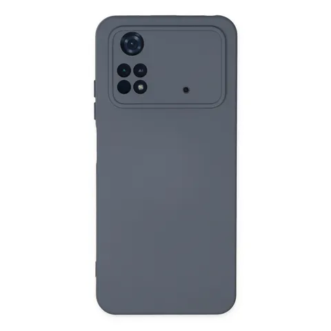 Xiaomi Poco M4 Pro 4g Kılıf Nano İçi Kadife Silikon - Gri