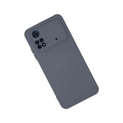 Xiaomi Poco M4 Pro 4g Kılıf Nano İçi Kadife Silikon - Gri