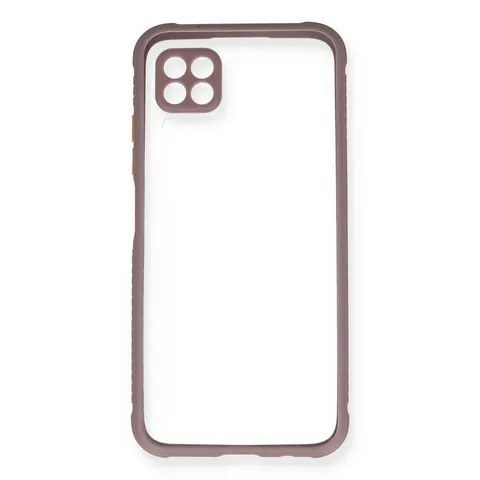 Huawei P40 Lite Kılıf Miami Şeffaf Silikon - Açık Mor