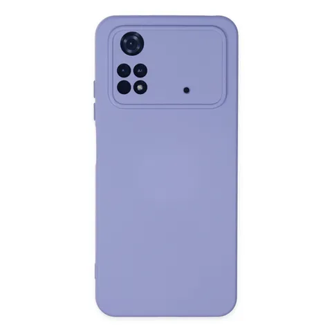 Xiaomi Poco M4 Pro 4g Kılıf Nano İçi Kadife Silikon - Lila