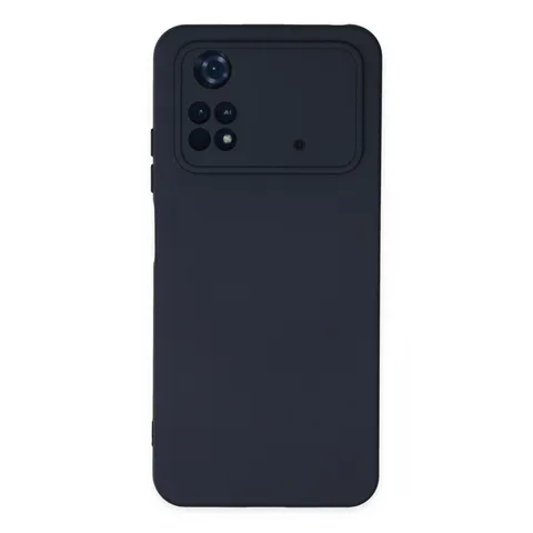 Xiaomi Poco M4 Pro 4g Kılıf Nano İçi Kadife Silikon - Lacivert
