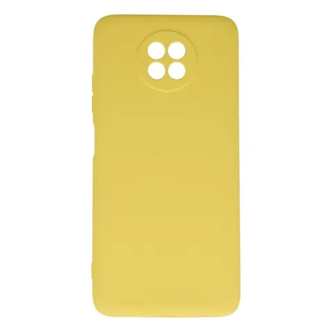 Xiaomi Redmi Note 9 5g Kılıf Nano İçi Kadife Silikon - Sarı