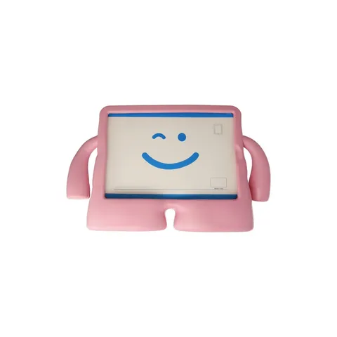 İpad 4 9.7 Kılıf Karakter Tablet Silikon - Açık Pembe