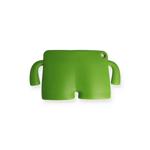 İpad 10.2 (7.nesil) Kılıf Karakter Tablet Silikon - Yeşil