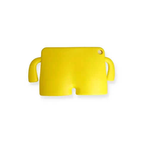 İpad 10.2 (7.nesil) Kılıf Karakter Tablet Silikon - Sarı