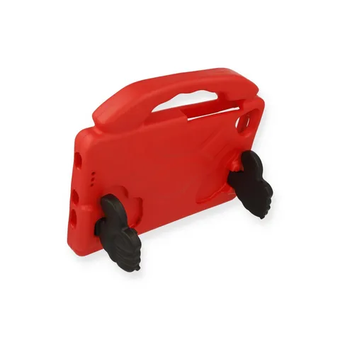 İpad 4 9.7 Kılıf Like Stantlı Tablet Silikon - Kırmızı