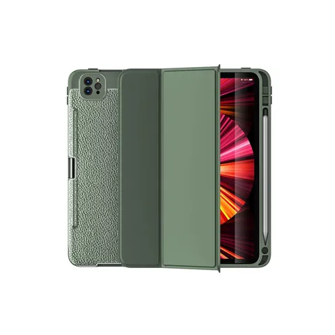 İpad Pro 11 (2020) Kılıf Tablet Focus Silikon - Yeşil