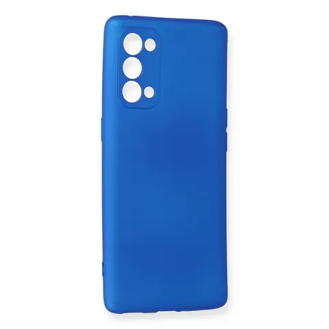 Oppo Reno 5 Pro Kılıf First Silikon - Mavi