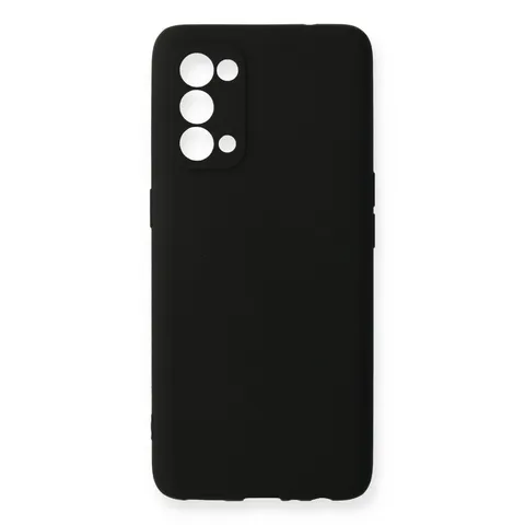 Oppo Reno 5 Pro Kılıf First Silikon - Siyah