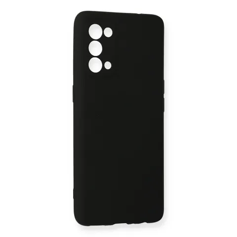 Oppo Reno 5 Pro Kılıf First Silikon - Siyah