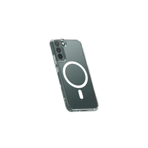 Samsung Galaxy S22 Plus Kılıf Magneticsafe Şeffaf Silikon - Şeffaf
