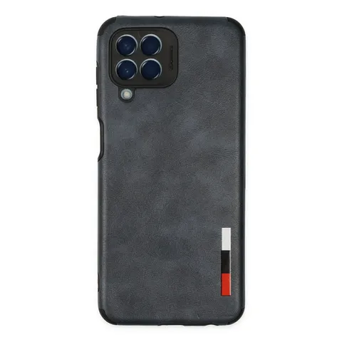 Samsung Galaxy M33 Kılıf Loop Deri Silikon - Lacivert