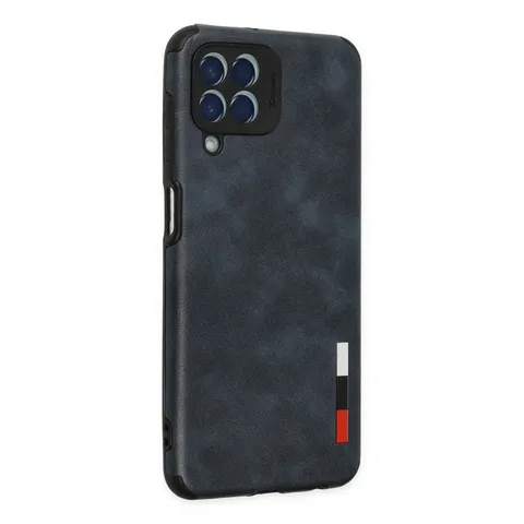 Samsung Galaxy M33 Kılıf Loop Deri Silikon - Lacivert