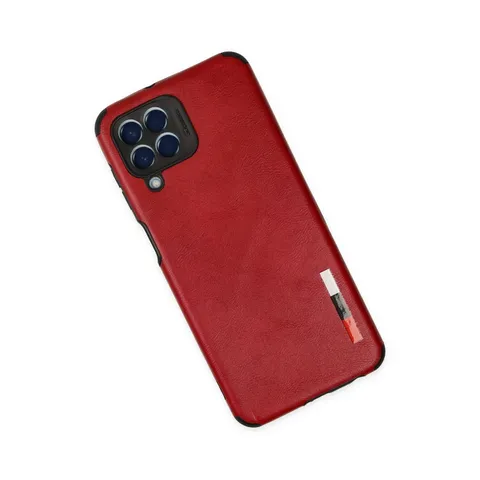 Samsung Galaxy M33 Kılıf Loop Deri Silikon - Kırmızı