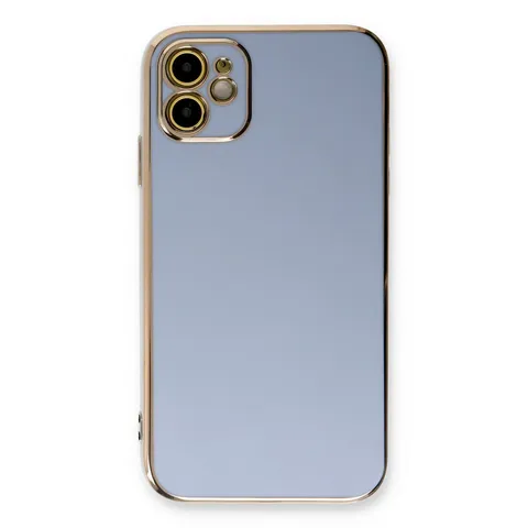 İphone 11 Kılıf Volet Silikon - Mavi