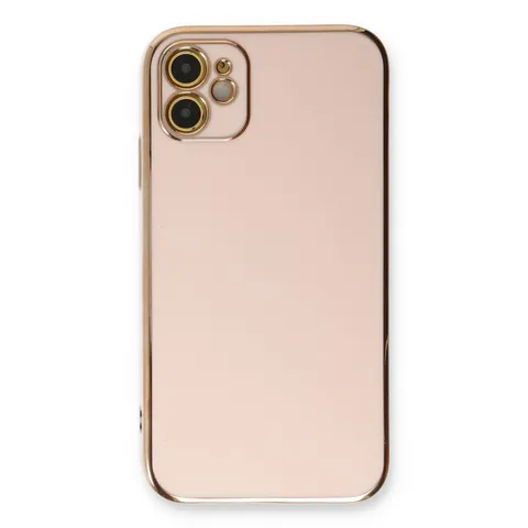 İphone 11 Kılıf Volet Silikon - Pembe
