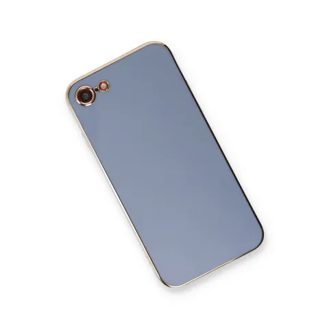 İphone 7 Kılıf Volet Silikon - Mavi