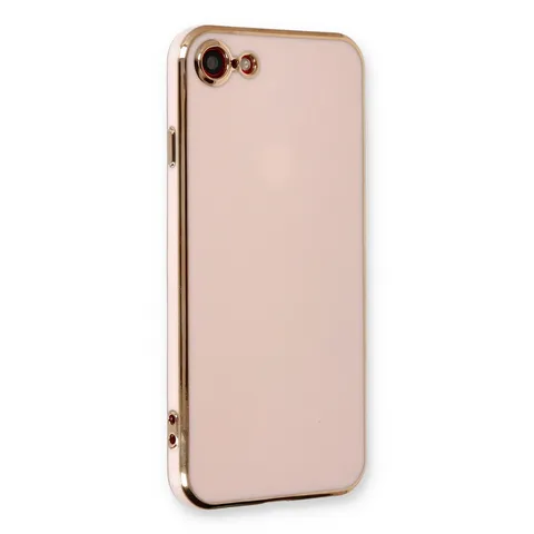 İphone 7 Kılıf Volet Silikon - Pembe