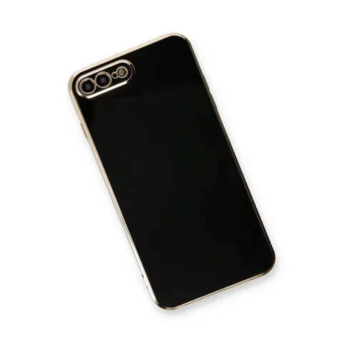 İphone 7 Plus Kılıf Volet Silikon - Siyah