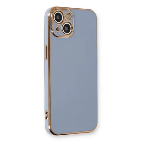 İphone 13 Kılıf Volet Silikon - Mavi