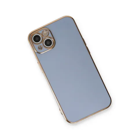 İphone 13 Kılıf Volet Silikon - Mavi