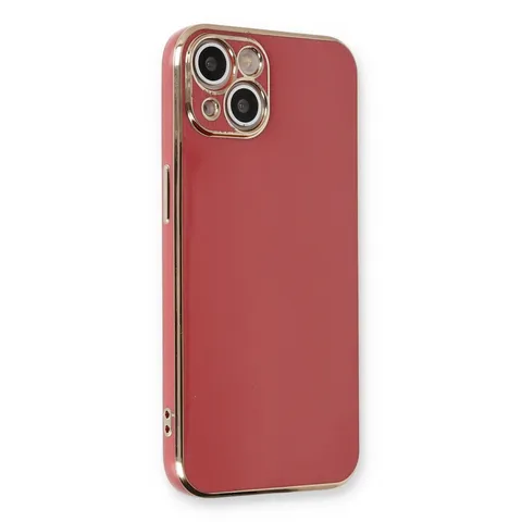 İphone 13 Kılıf Volet Silikon - Kırmızı