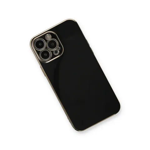 İphone 13 Pro Kılıf Volet Silikon - Siyah
