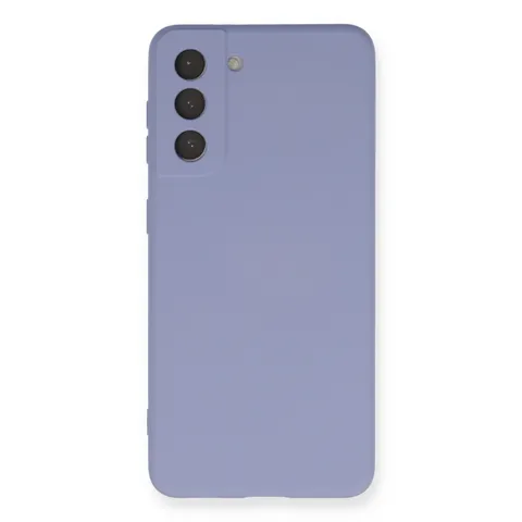 Samsung Galaxy S21 Kılıf Nano İçi Kadife Silikon - Lila