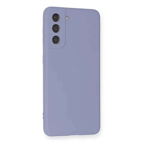 Samsung Galaxy S21 Kılıf Nano İçi Kadife Silikon - Lila